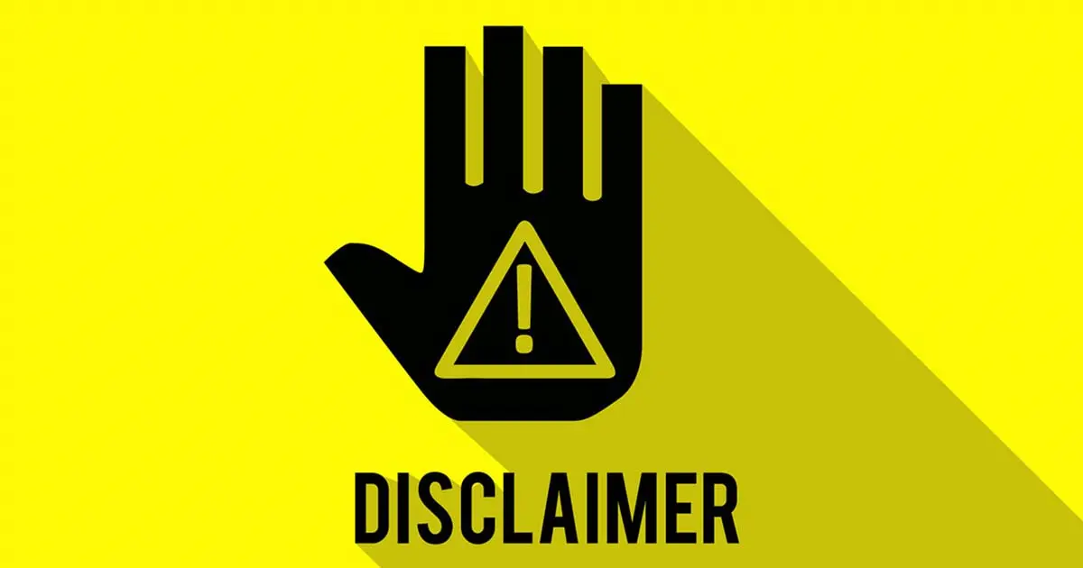 Disclaimer