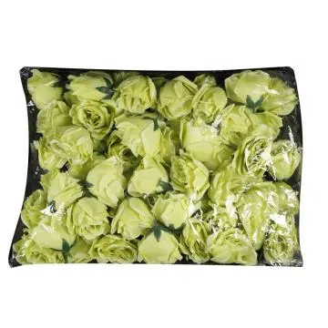 Kuntum Bunga Tea Rose Hijau isi 100 pcs