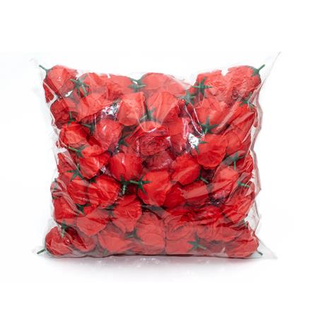 Kuntum Bunga Mini Rose Merah isi 100 pcs