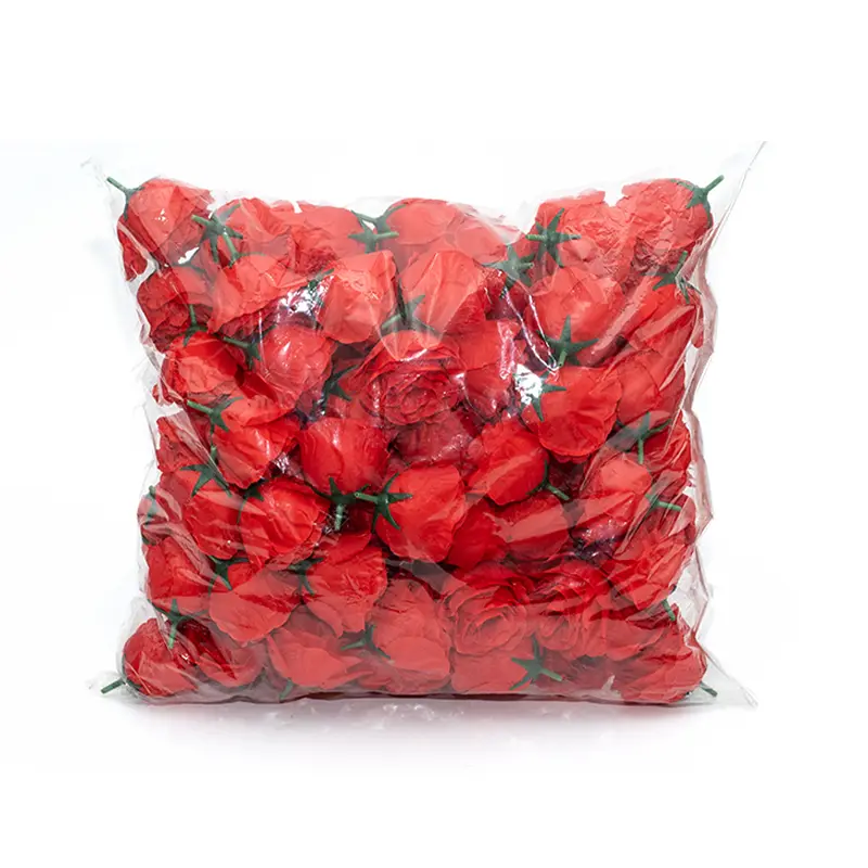 Kuntum Bunga Mini Rose Merah isi 100 pcs