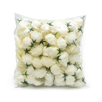 Kuntum Bunga Mini Rose Putih isi 100 pcs