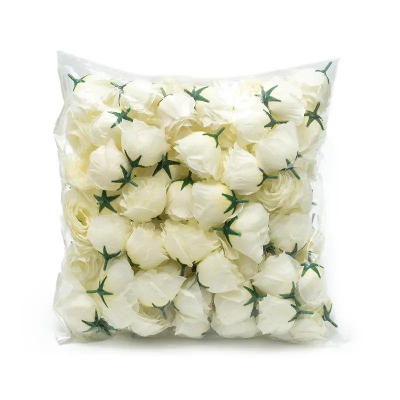 Kuntum Bunga Mini Rose Putih isi 100 pcs
