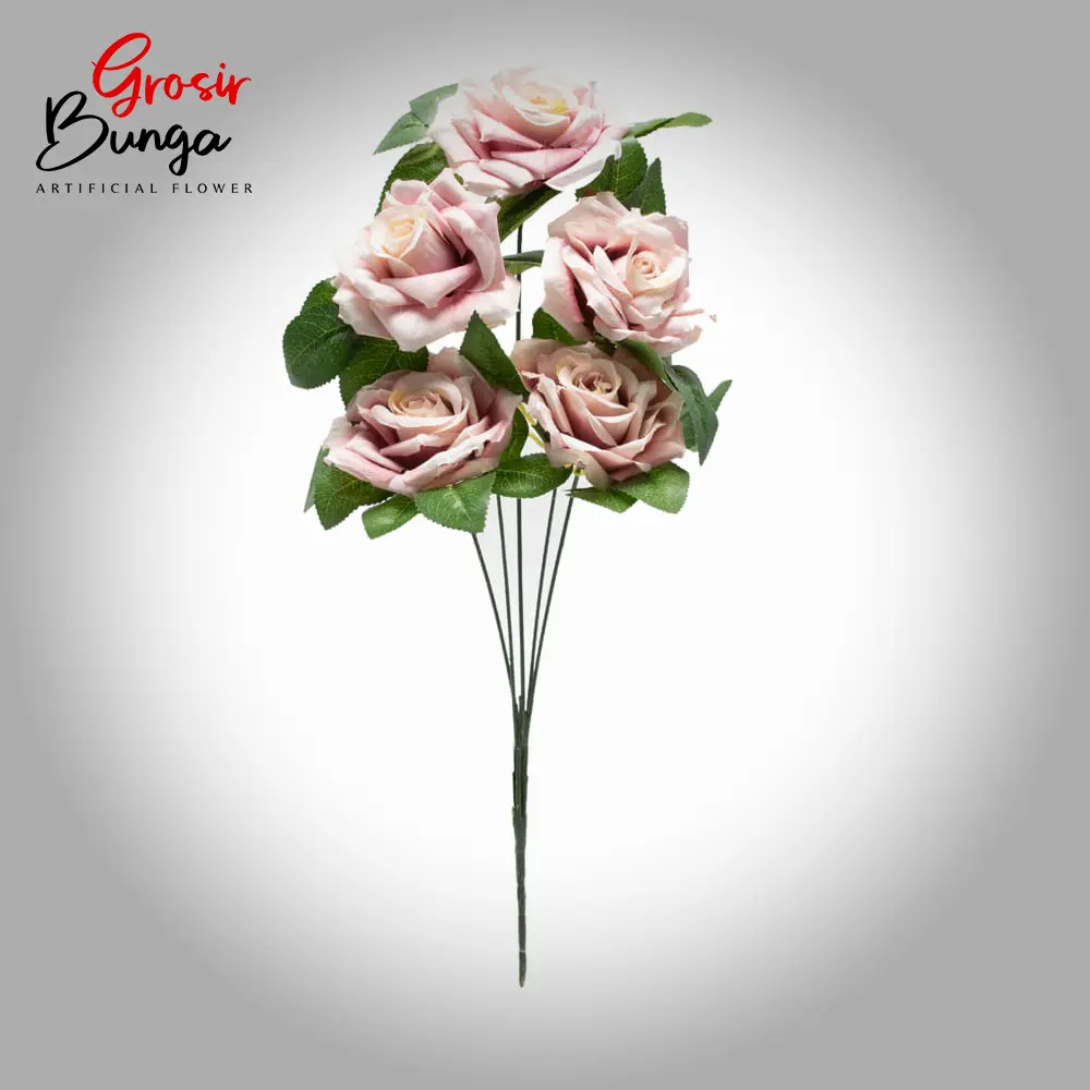 Bunga Real Rose Premium - Pink Peach