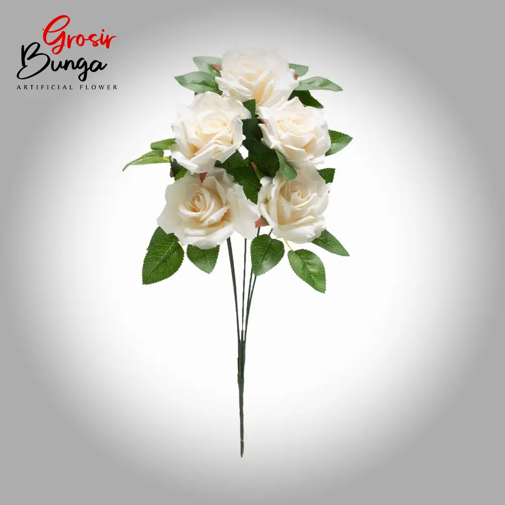 Bunga Real Rose Premium - Putih