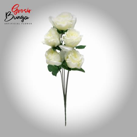 Bunga Tea Rose Putih K5