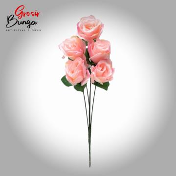 Bunga Tea Rose Pink Soft K5