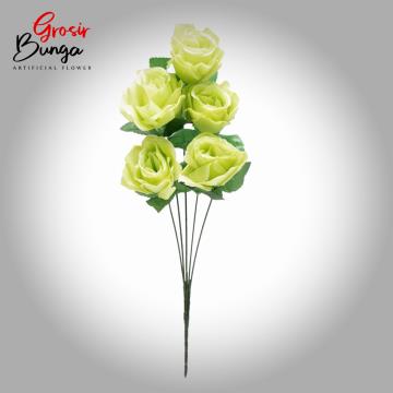 Bunga Tea Rose Hijau K5