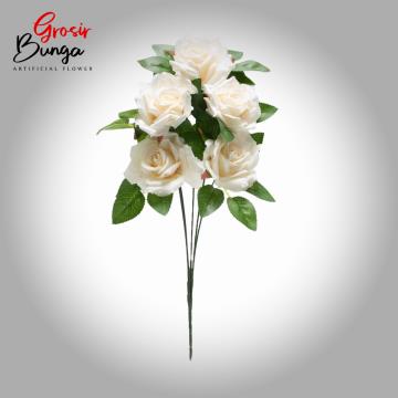 Bunga Boston Rose Putih K5