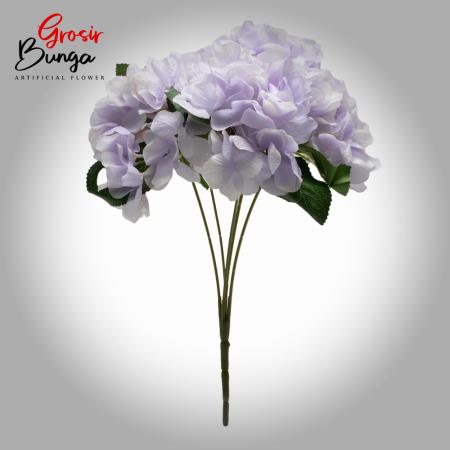 Bunga Hortensia Ungu K5