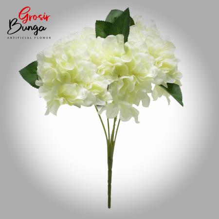 Bunga Hortensia Limegreen K5