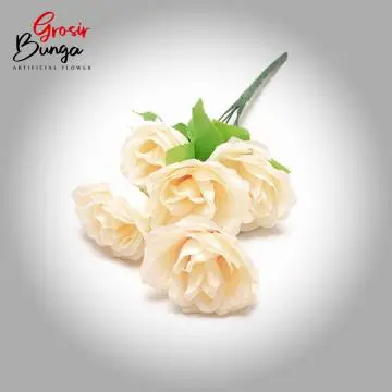Bunga Rose MAK Putih K5