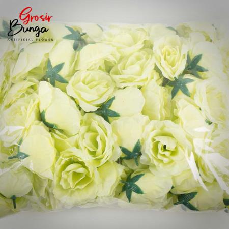 Kuntum Bunga Rose MAK Limegreen isi 100