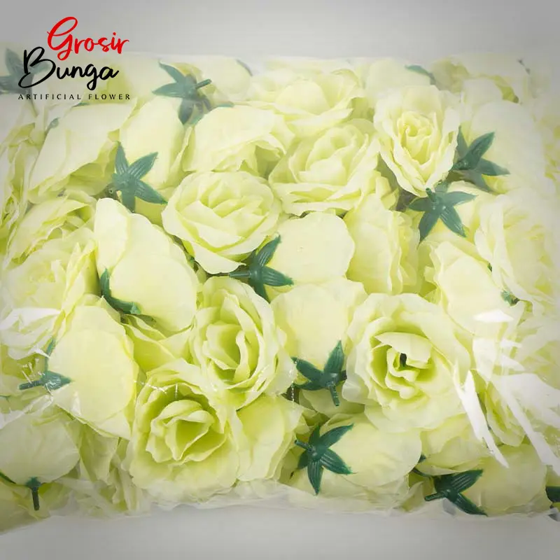 Kuntum Bunga Rose MAK Limegreen isi 100