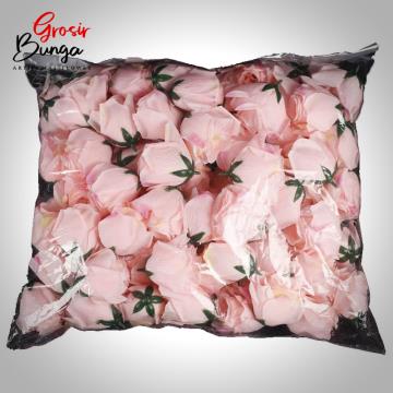 Kuntum Bunga Tea Rose Pink Soft isi 100 pcs