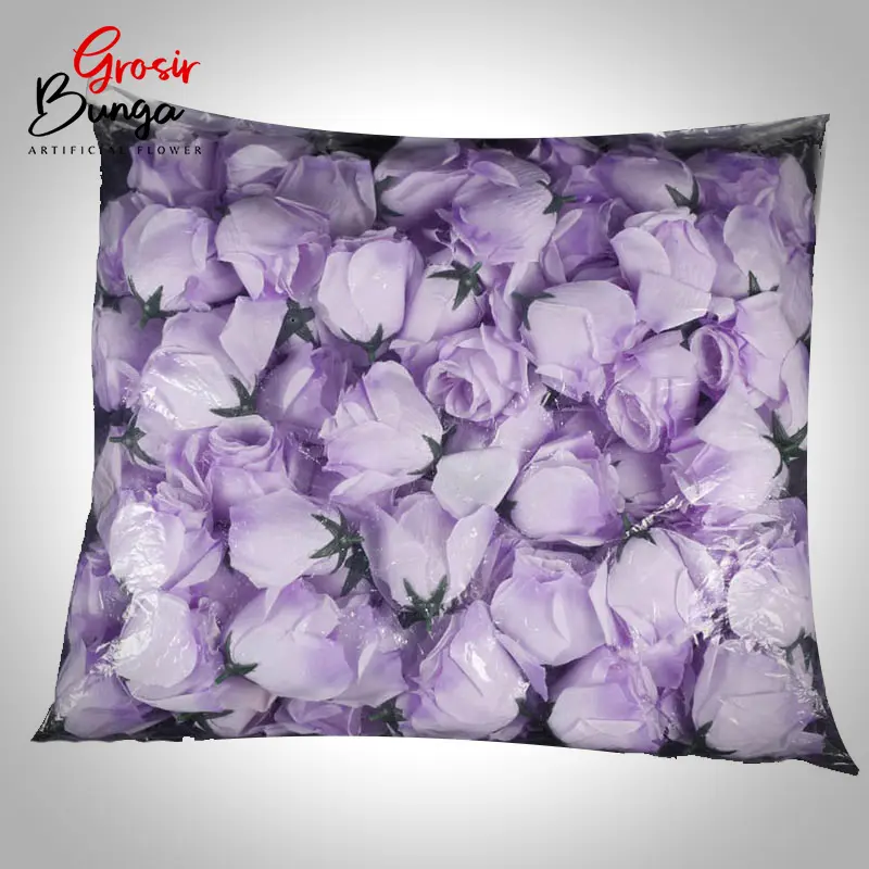 Kuntum Bunga Tea Rose Ungu isi 100