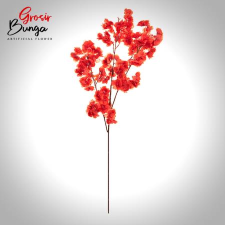Bunga Cherry Blossom Merah G1