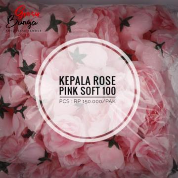 Kuntum Bunga Rose MAK Pink Soft isi 100