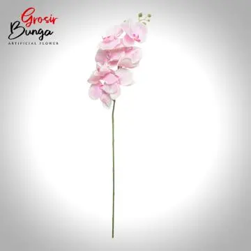 Bunga Anggrek Bulan Kain pink Soft
