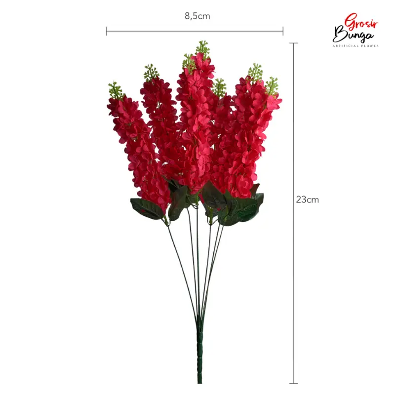 Bunga Plastik Lavender K7 Fushia