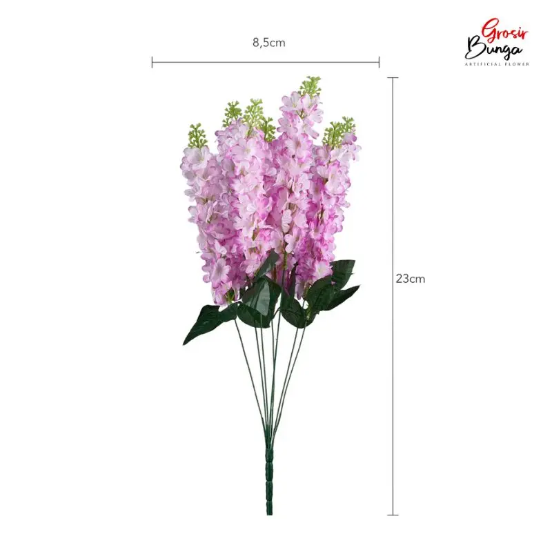 Bunga Plastik Lavender K7 Pink
